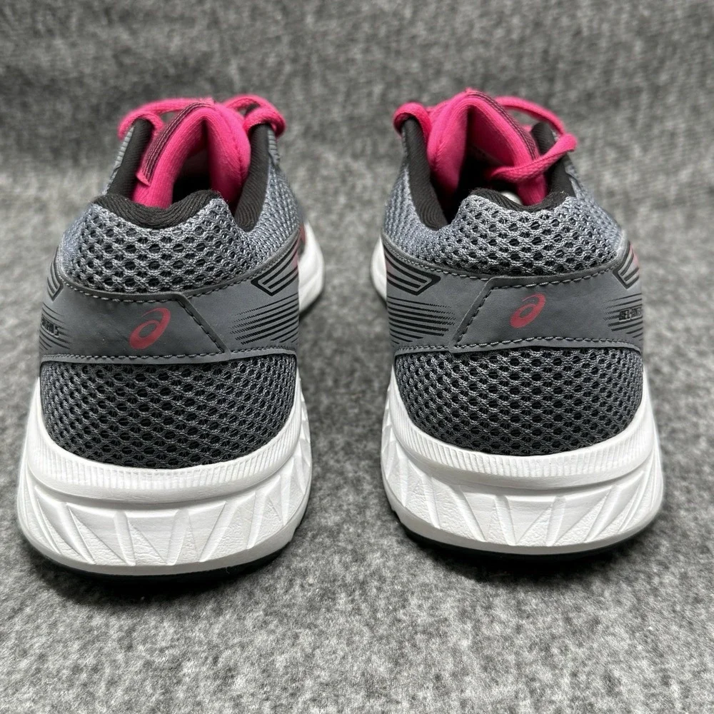 Asics Gel Contend 5 Running Shoes Womens Size 8.5 Grey Pink 1012A234 New